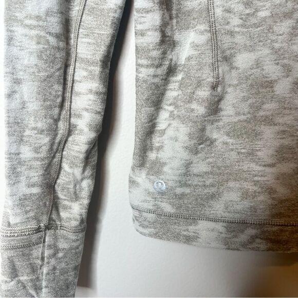 Lululemon It’s Rulu Run Long Sleeve in Data Rush Mini Jacquard White Opal Rover - Picture 12 of 14